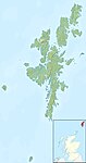 Shetland UK relief location map